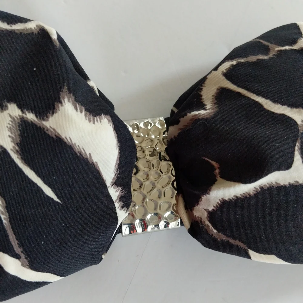 MICHAEL Michael Kors Bandeau Swim Top Size Small - Picture 3 of 8